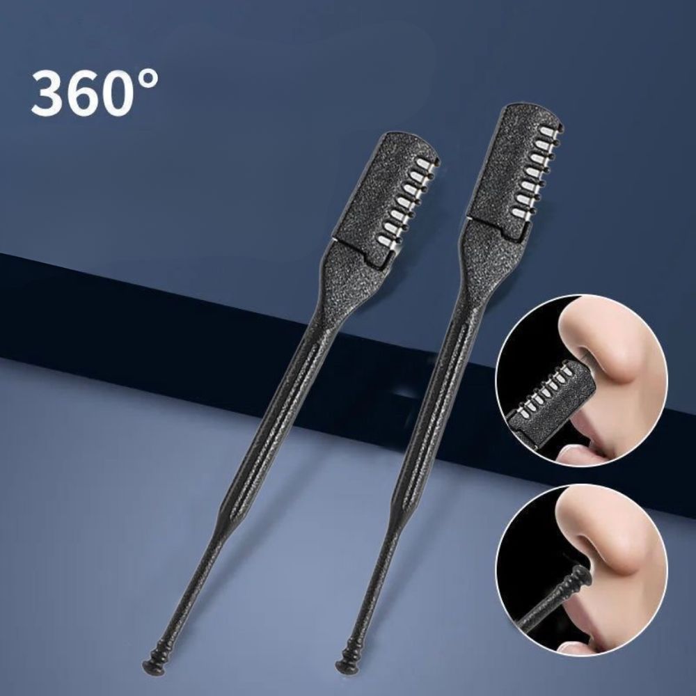 Ảnh 3 của Dụng cụ tỉa mũi BEABIAI, dụng cụ loại bỏ lông mũi hai mặt 360 độ xoay, dễ sử dụng