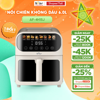 Nồi Chiên Không Dầu Bear 6L  Nồi Chiên Cảm Ứng Đa Năng Nướng Bánh Chiên Nướng Hơi Nước Giảm Tối Đa Dầu Mỡ AF - 4H15J