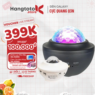  Đèn LED GALAXY Cực Quang Q3N Có LOA Bluetooth Chiếu Sao Nháy Theo Nhạc Decor Phòng Ngủ Điều Khiển Từ Xa 