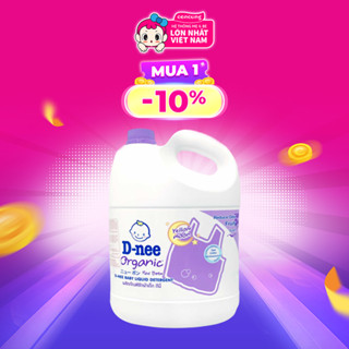 Nước giặt quần áo em bé D-nee Tím - Yellow Moon 3L/2.8