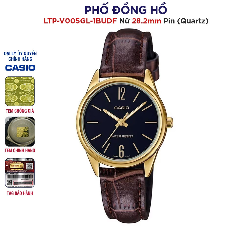 Đồng hồ nữ Casio Anh Khuê LTP-V005GL-1BUDF