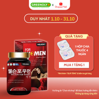 Viên uống Nội Tiết Tố Nữ Đẹp Da Welson For Women Hộp 60 Viên​