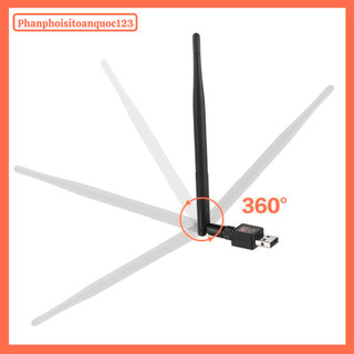USB Wifi Có Anten 150bps Chuẩn 802.11b/g/n – Bộ Thu Sóng Wi-Fi 2.4GHz Cho Máy Tính, PC, Laptop