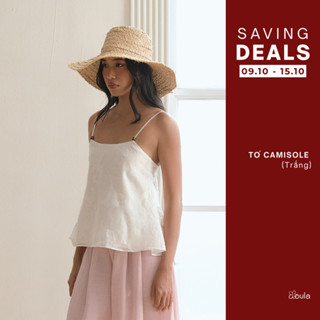 Áo Hai Dây Nữ Tơ Camisole Dáng Xòe Rộng, Chất Liệu Vải Tơ Mềm Họa Tiết In Hoa - oula studios