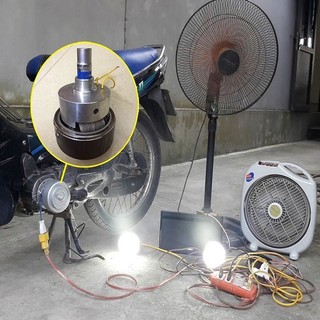 Củ Phát Điện Chạy Trên Xe Máy