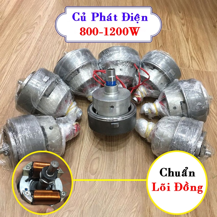 Củ Phát Điện Chạy Trên Xe Máy