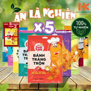  Combo 50 Tặng 2- 50 Gói Bánh Tráng Miss Mix 9 Vị Trọng Lượng 20-23 Gram Ăn là ghiền,Gói nhỏ xinh vị đậm đà 