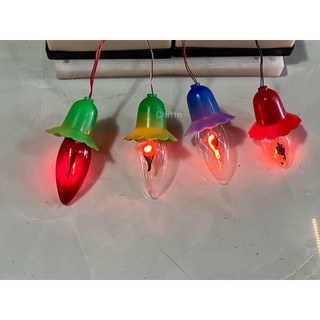 Bóng lửa nháy đui e12, bóng ớt lửa nhấp nháy - chao đèn thuỷ tinh