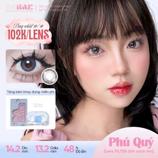 Kính áp tròng DABAE lens mắt màu xám trong 3 tháng DIA 14.2mm có độ cận 0-8 PHÚ QUÝ