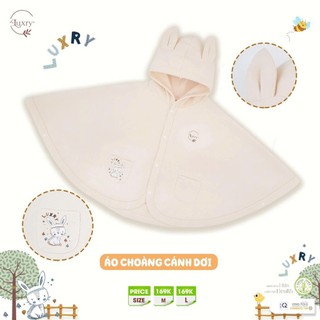 Áo choàng thỏ con chống gió chống nắng cho bé trai bé gái chất liệu vải sợi tre nhà Luxry