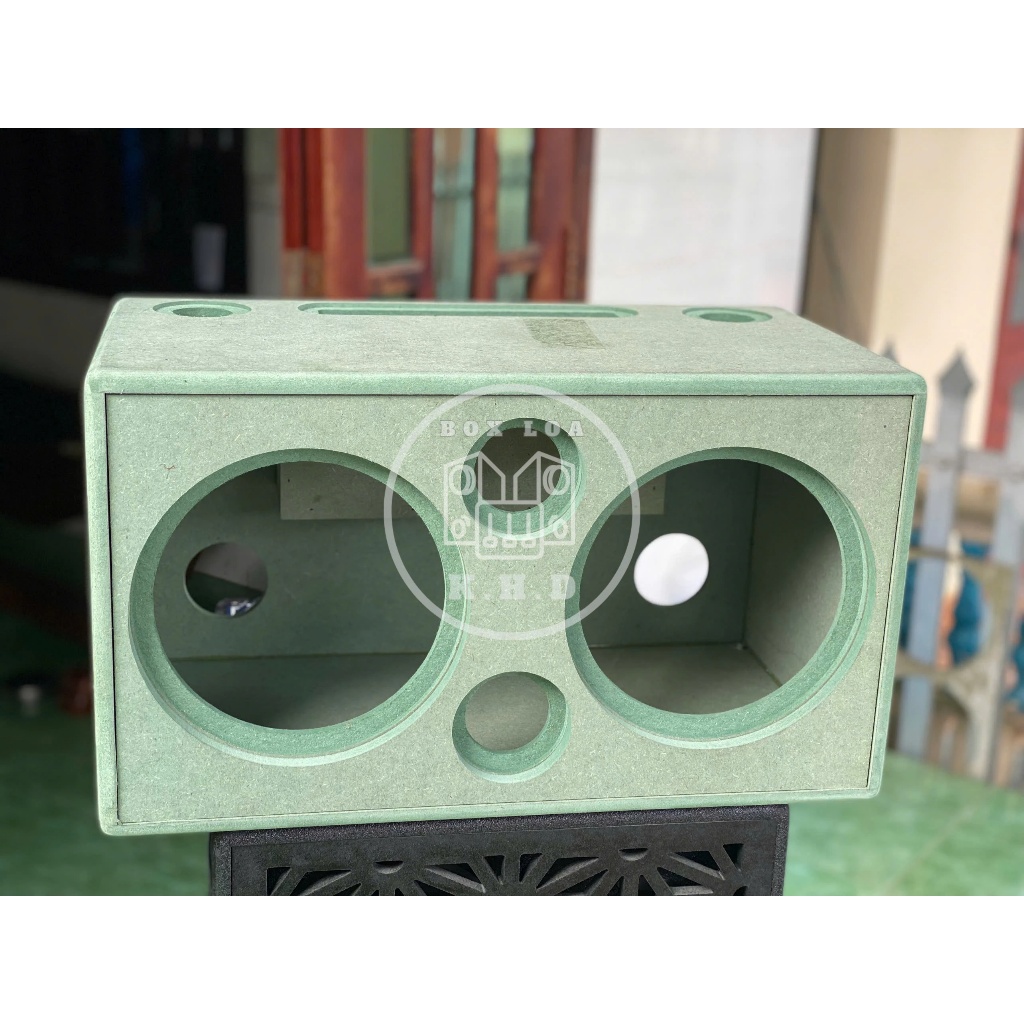 Vỏ thùng thô bass đôi 20 - Mạch K10-K18