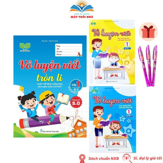 rọn Bộ 3 Vở Luyện Viết Theo Chương trình SGK mới Kết Nối Tri Thức - Cho Học Sinh Lớp 1 - Tặng bút gel xóa được