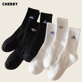  Tất cổ cao nam nữ chất liệu cotton thoáng khí chống hôi chân - Cherry Shop 