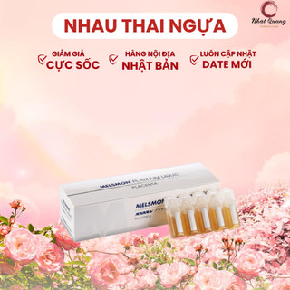  Tế bào gốc nhau thai ngựa Melsmon Nhật – Platinum Liquid hộp 30 ống – Trẻ hóa phục hồi da 