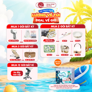 [BỈM ĐÊM] Tã/bỉm quần Gooby Premium - Chuyên gia bỉm đêm, chống trào đến 12h đủ size M/L/XL/XXL - nepshop1