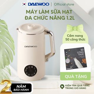 Máy Làm Sữa Hạt Daewoo 1.2L, tặng Cẩm Nang 50 Công Thức - Máy Xay Nấu Đa Năng BH 2 năm