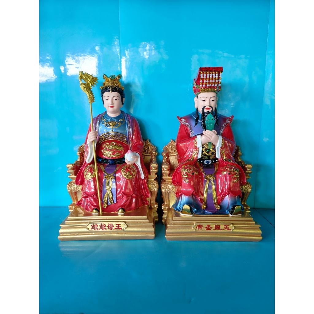 Tượng Ngọc Hoàng, Tây Vương Mẫu cao 30cm