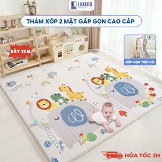 [SIÊU TỐC 4H] Thảm Xốp Gấp Gọn Dày 2cm Cao Cấp, Thảm Trải Sàn Cho Bé Chống Va Đập, Không Mùi An Toàn