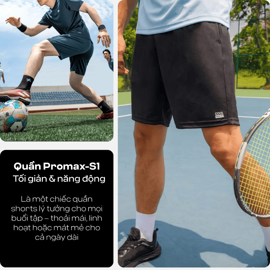 [GIÁ TỐT TRÊN LIVE]Set bộ đồ quần áo thể thao nam pickleball FlexLine Active Thoáng khí thấm hút tốt Coolmate | BigBuy360 - bigbuy360.vn