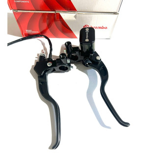  Combo 2 Tay Phanh + Tay Côn Bình Dầu Liền Vuông Brembo - Hàng Loại 1 - Hình In Sắc Nét 