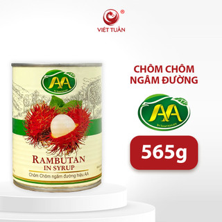 Chôm Chôm Ngâm Đường AA 565g – Trái Cây Đóng Hộp