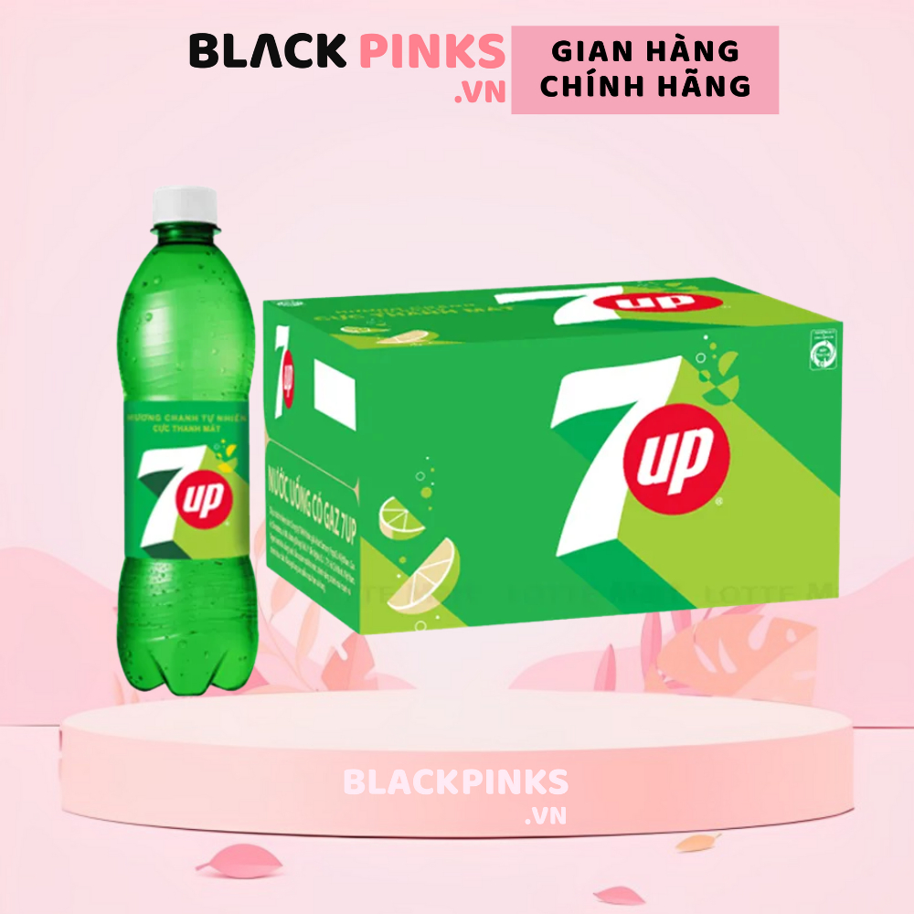 Thùng 24 chai nước ngọt 7Up 390ml (HT)