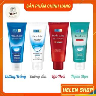  Sữa Rửa Mặt Hada Labo Cho Da Dầu Mụn & Chống Lão Hóa – Làm Sạch Sâu Giảm Thâm Mụn Căng Bóng Da 80g 