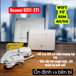 Phát wifi 4G cắm điện Huawei B311-221 ( Hàng mới 100%)