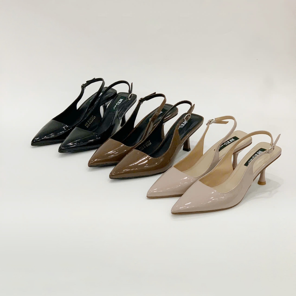 Sandal  bít mũi hở gót 7cm MT3232