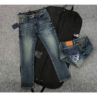 Quần Jean Nam Za.Ra Rách Gối Cao Cấp Chất Dày Dặn Co Dãn Form Đẹp.