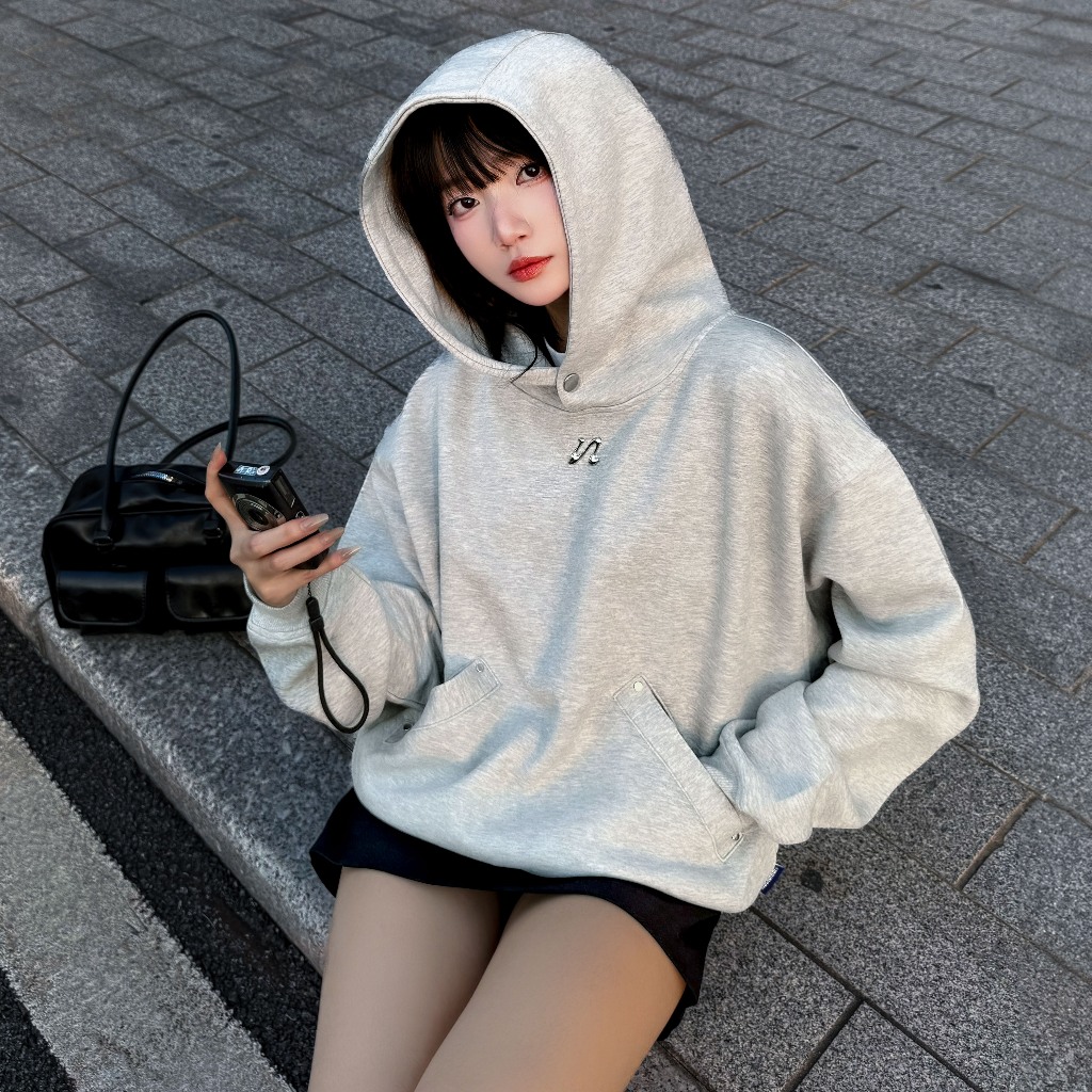 Áo Hoodie Trùm Đầu Form Boxy NOCTURNAL Metal Hoodie Unisex Nam Nữ Local Brand | BigBuy360 - bigbuy360.vn
