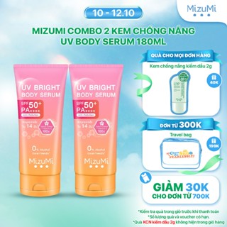 MizuMi Combo 2 Kem Chống Nắng UV Body Serum 180ml