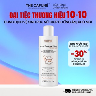 Dung Dịch Vệ Sinh Phụ Nữ Morus Feminine Wash The Cafuné, Chiết Xuất Dâu Tằm, Dưỡng Ẩm, Ngăn Mùi, Ngừa Khuẩn 225ml