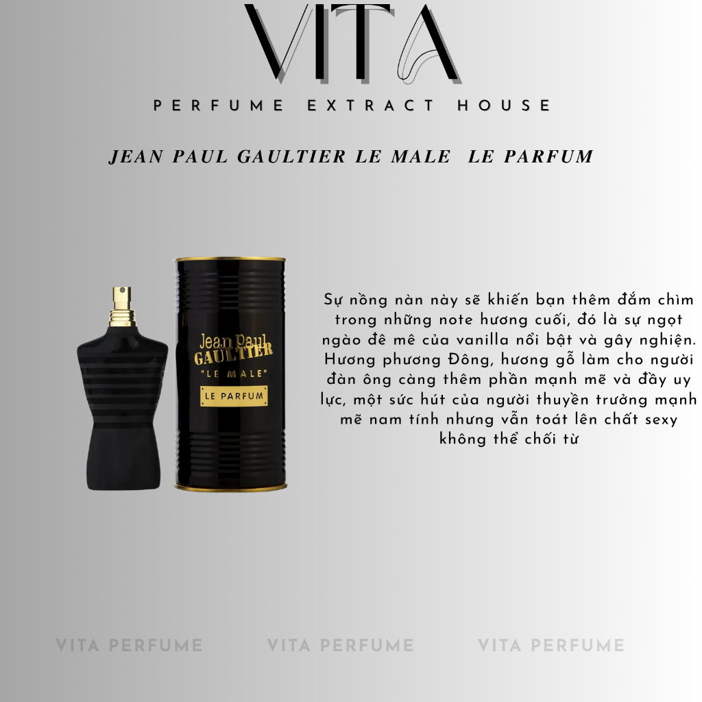 Mẫu thử Jean Paul Gaultier Le Male Le Parfum for Men
