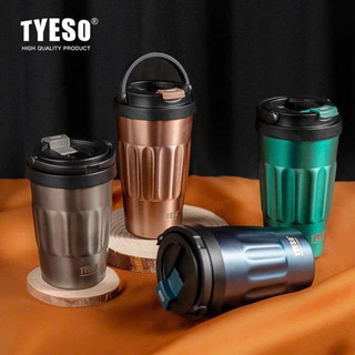 Cốc giữ nhiệt đựng trà, cafe, nước TYESO giữ nóng và lạnh làm bằng thép không gỉ 304 TS-8804