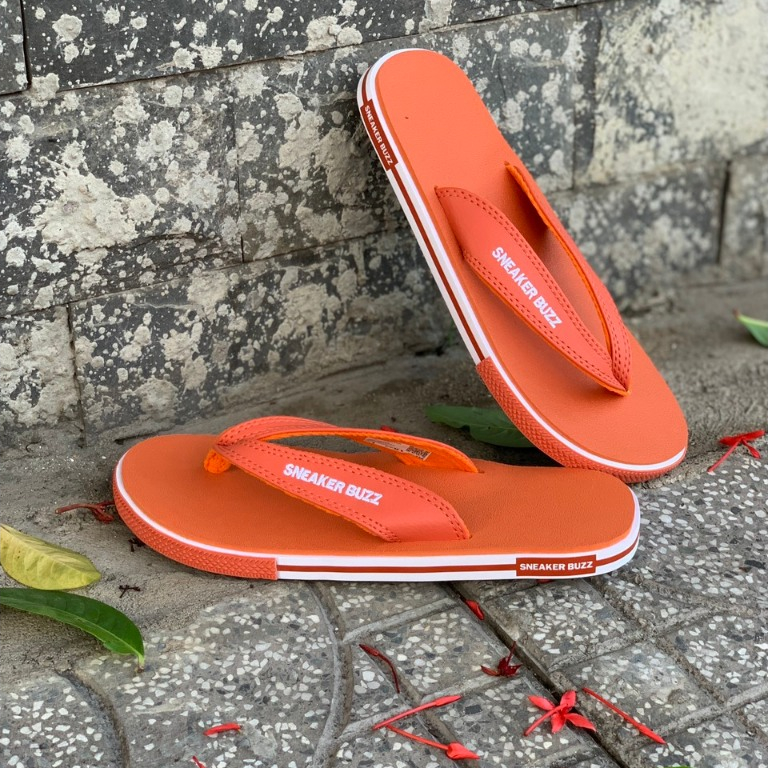 [ 2M Sneaker ] - Dép Sneaker Buzz Cam Da Chính Hãng