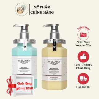  Set Gội-Xả Phục Hồi Đa Tầng Nấm Truffle Weilaiya 