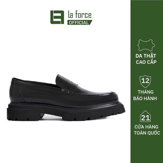 Giày Loafer Nam GNLA24Q-792A-D – Da Bóng Sang Trọng, Đế Chunky Thời Trang, Phong Cách Hiện Đại