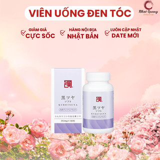 Viên uống hỗ trợ đen tóc, khỏe tóc cao cấp Kurotsuya Sinca Nhật Bản (180 viên)