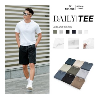Áo thun nam ngắn tay TORANO chất Cotton mát lạnh thoáng khí,co giãn thoải mái, thấm hút mồ hôi FSTS001