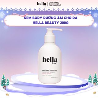 Kem body dưỡng ẩm cấp nước HA + Alpha arbutin Hella Beauty 200g