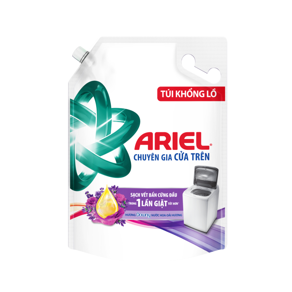 Nước Giặt ARIEL cửa trên Hương Downy Oải Hương 3.65KG