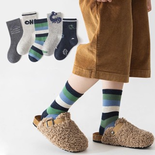 Set 5 Đôi Tất Gấu Cho Bé Trai Bé Gái - Set Tất Cho Bé Hình Gấu Đáng Yêu