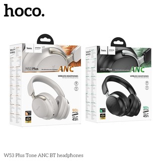 Tai nghe Bluetooth chụp tai hoco W53 chính hãng pin 90h nghe gọi có cổng AUX 3.5mm, micro đàm thoại