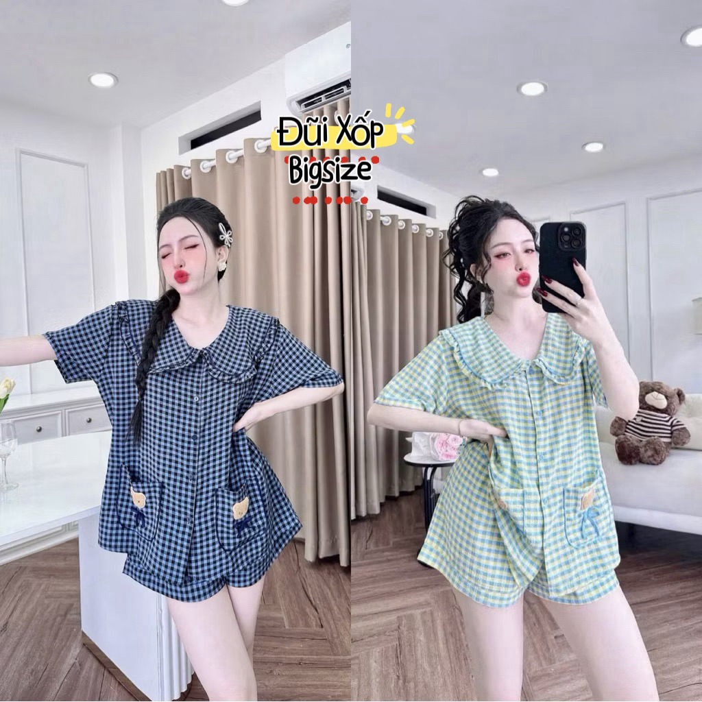 Đồ bộ Lụa xinh bigsize mềm mát 50-100kg