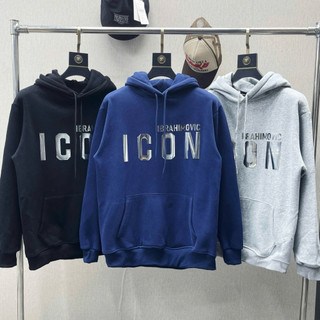  Áo hoodie nam nữ PB nỉ bông in hoạ tiết chữ ICON tráng gương bạc ngực dày dặn basic boy phố HD58P 