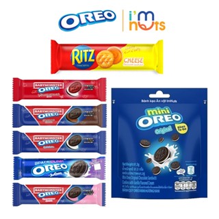 Bánh quy kem Oreo đủ vị 110g và Bánh quy kem phô mai Ritz 118g