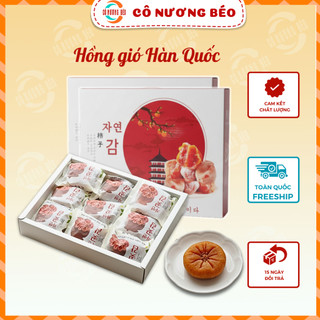  Hồng treo gió Hàn Quốc 2 hộp tặng túi cao cấp hồng dẻo thơm ngọt thanh mát tự nhiên chuẩn vị 