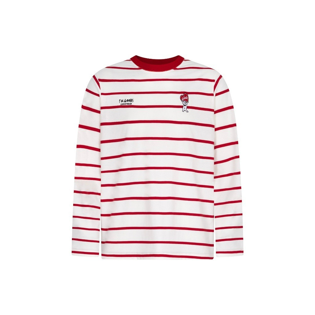 FW.GOODS - Lita Long Sleeve Boxy Striped Sweater - Áo thun sọc tay dài nam nữ