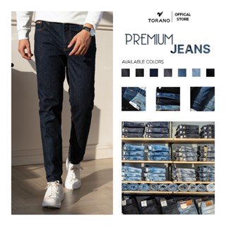Quần Jeans nam TORANO dáng basic Slim Co Giãn Tốt, Không Bai Xù, Bền Màu, Phom Trẻ Trung EABJ012